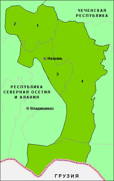 Районы Республики Ингушетия